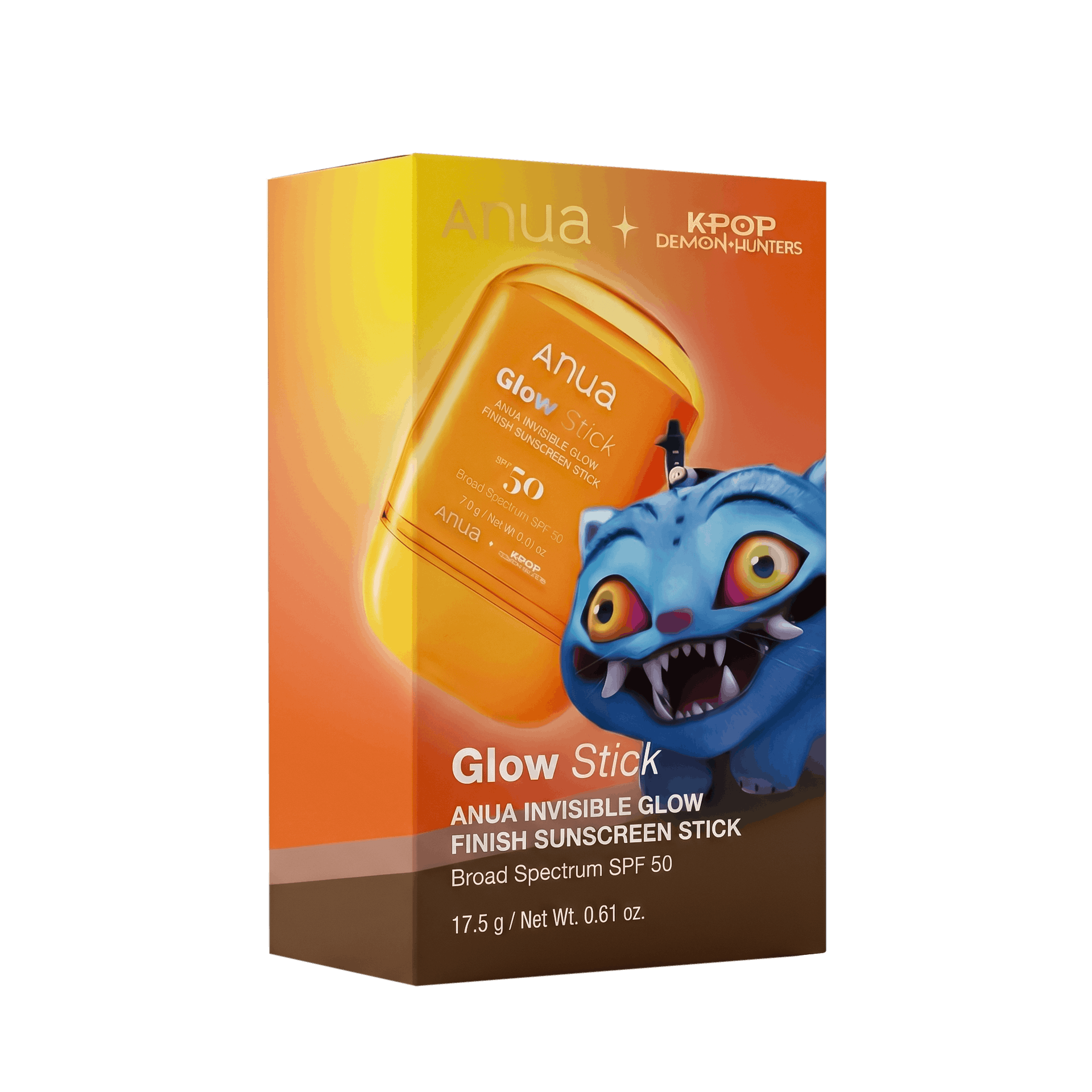 ANUA K-POP DEMON HUNTERS GLOW STICK SUNSCREEN СТИК ДЛЯ ЛИЦА